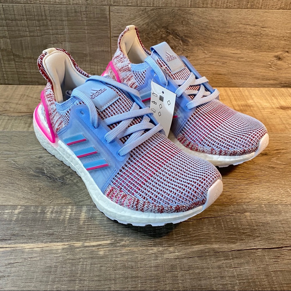 Adidas UltraBOOST 19 J ‘Glow Blue Pink’
